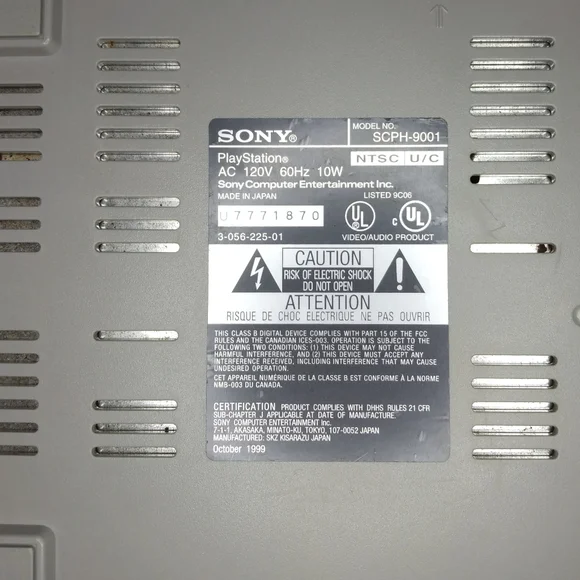 PlayStation Console With 6 Games